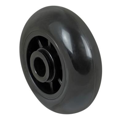 RODA 50mm POLIPROPILENO / POLIPROPILENO - PRETO / PRETO