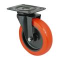 Rodízio Industrial RI125 PRETO E LARANJA