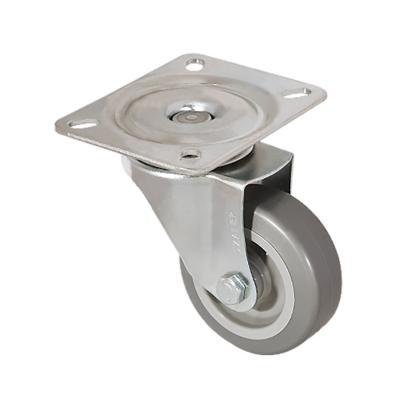 Rodízio Industrial RI75 PU CINZA