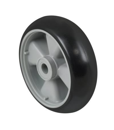 RODA 75mm POLIPROPILENO / POLIPROPILENO - CINZA / PRETO