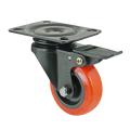 Rodízio Industrial RI75 - PRETO E LARANJA