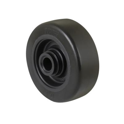 RODA 50mm POLIPROPILENO / LAPRENE - PRETO / PRETO