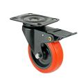 Rodízio Industrial RI100 - PRETO E LARANJA