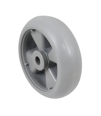 RODA 75mm POLIPROPILENO / LAPRENE - CINZA / CINZA