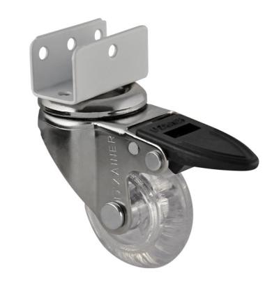 Rodízio para Berço RIL50 PU CRISTAL PLU