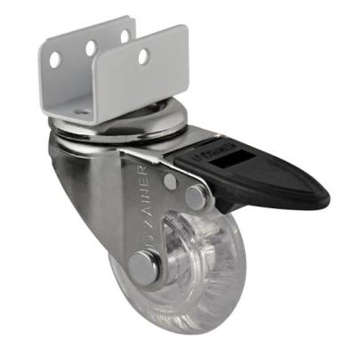 Rodízio para Berço RIL50 PU CRISTAL PLU