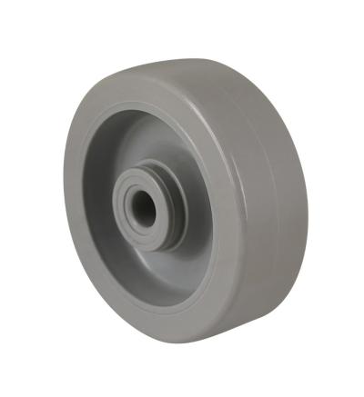RODA 60mm POLIPROPILENO / LAPRENE - CINZA / CINZA