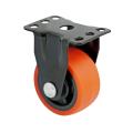 Rodízio Industrial RIS35 PU PRETO E LARANJA