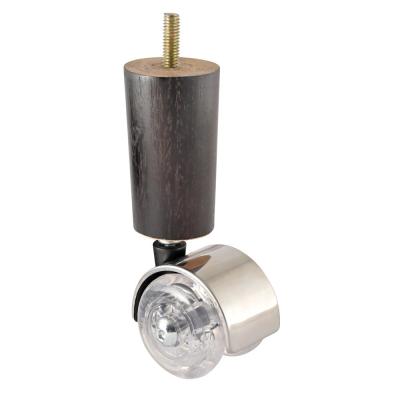 Rodízio DZ51 N PU CRISTAL para Pés de Camas 